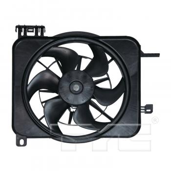 2004 Pontiac Sunfire Dual Radiator and Condenser Fan Assembly TYC 620100 image 1 of 3