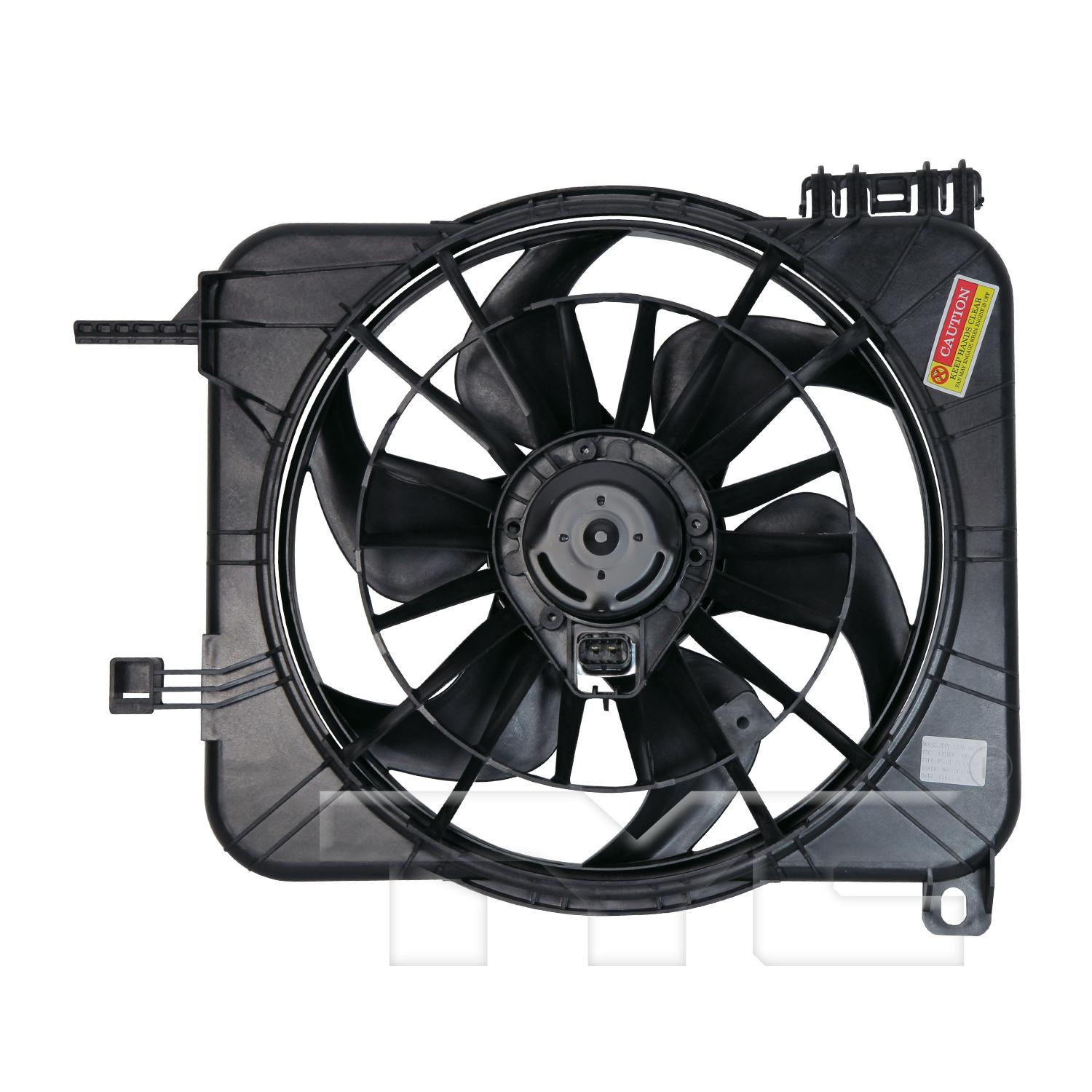 TYC 620100 - Dual Radiator and Condenser Fan Assembly TYC 620100 Dual Radiator and Condenser Fan Assembly product image 2 of 3