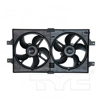 1999 Dodge Intrepid Dual Radiator and Condenser Fan Assembly TYC 620190 image 1 of 3