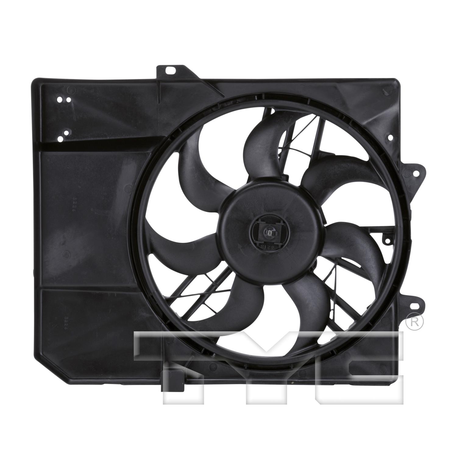 TYC 620240 - Dual Radiator and Condenser Fan Assembly TYC 620240 Dual Radiator and Condenser Fan Assembly product image 1 of 3