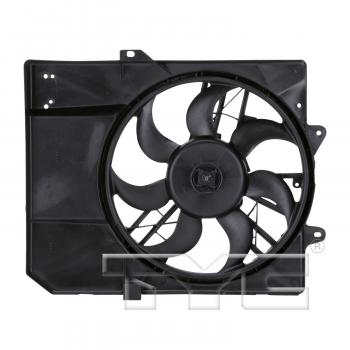1998 Mercury Tracer Dual Radiator and Condenser Fan Assembly TYC 620240 image 1 of 3