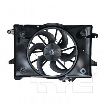 2000 Mercury Grand Marquis Dual Radiator and Condenser Fan Assembly TYC 620260 image 1 of 3