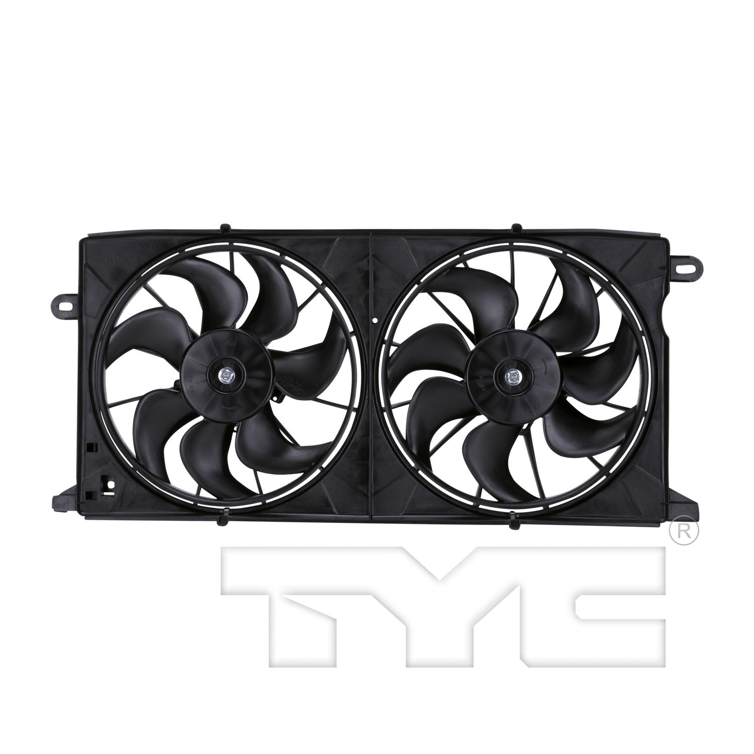 TYC 620320 - Dual Radiator and Condenser Fan Assembly TYC 620320 Dual Radiator and Condenser Fan Assembly product image 1 of 4
