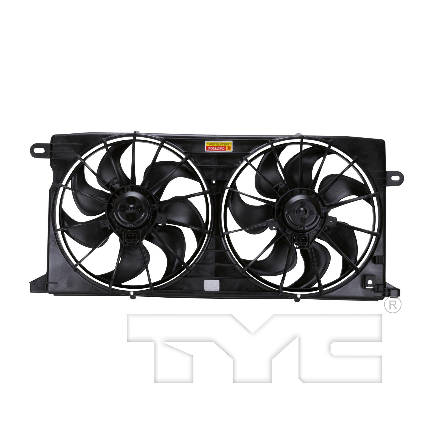 TYC 620320 - Dual Radiator and Condenser Fan Assembly TYC 620320 Dual Radiator and Condenser Fan Assembly product image 2 of 4
