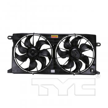 2004 Buick LeSabre Dual Radiator and Condenser Fan Assembly TYC 620320 image 2 of 4