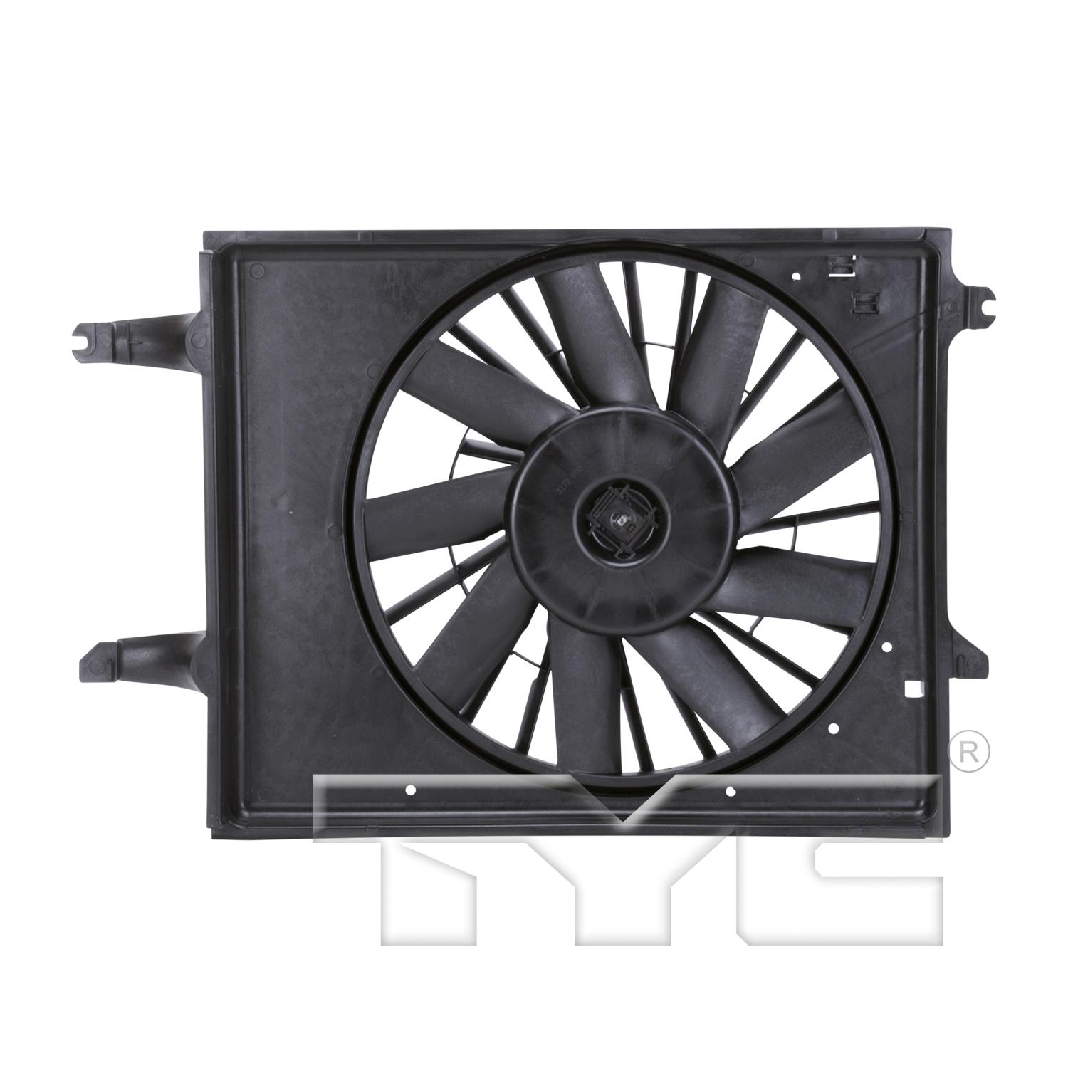 TYC 620350 - Dual Radiator and Condenser Fan Assembly TYC 620350 Dual Radiator and Condenser Fan Assembly product image 1 of 3
