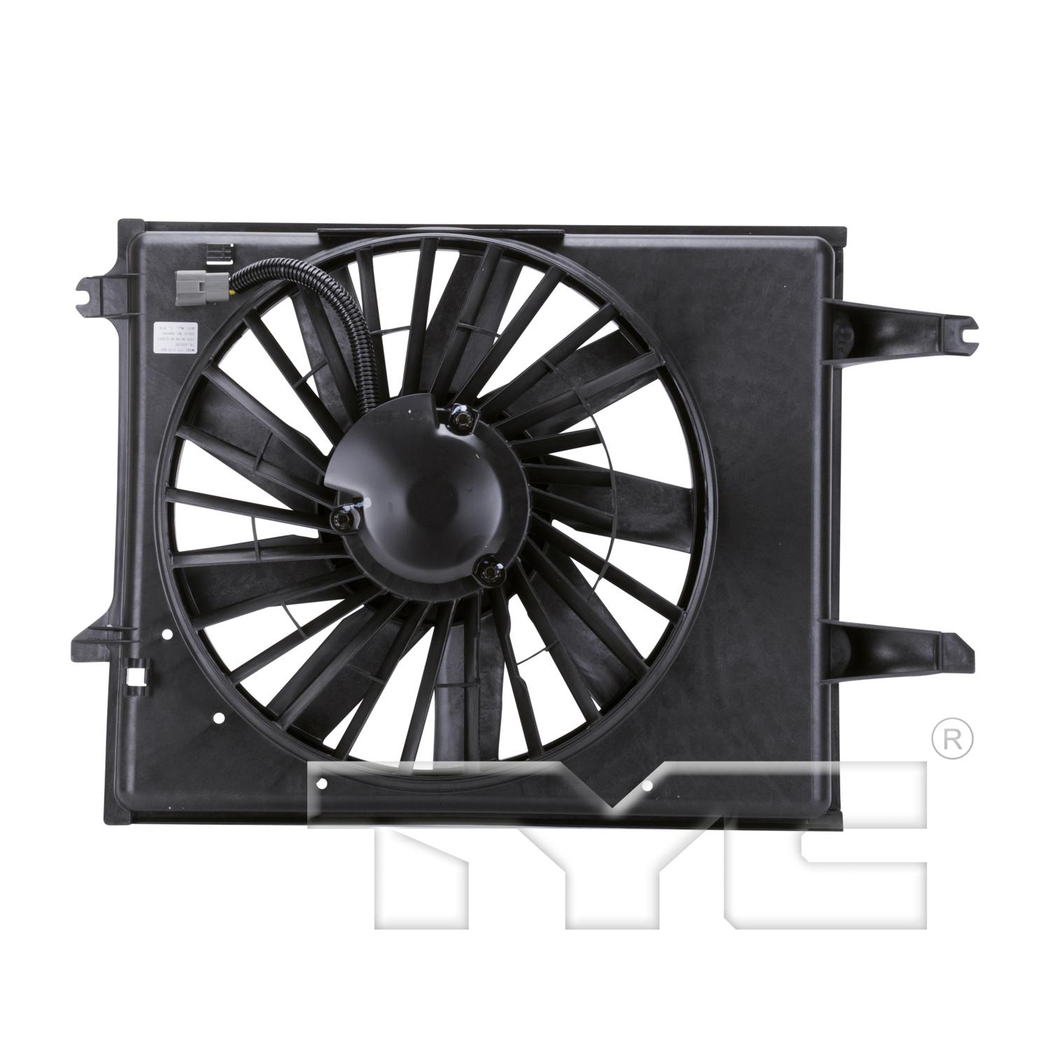 TYC 620350 - Dual Radiator and Condenser Fan Assembly TYC 620350 Dual Radiator and Condenser Fan Assembly product image 2 of 3