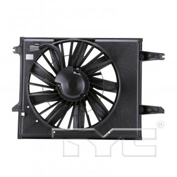 1997 Mercury Villager Dual Radiator and Condenser Fan Assembly TYC 620350 image 2 of 3