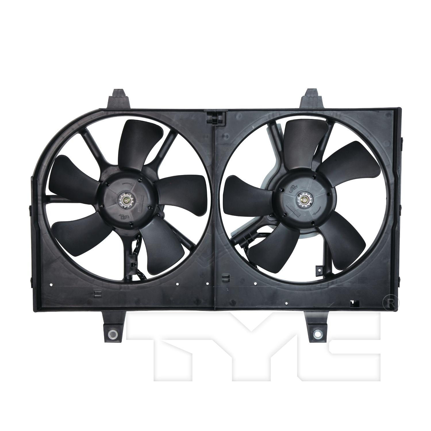 TYC 620360 - Dual Radiator and Condenser Fan Assembly TYC 620360 Dual Radiator and Condenser Fan Assembly product image 1 of 3