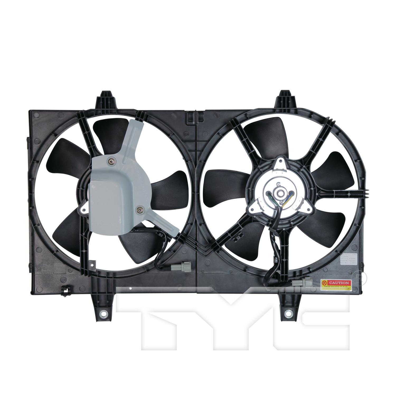 TYC 620360 - Dual Radiator and Condenser Fan Assembly TYC 620360 Dual Radiator and Condenser Fan Assembly product image 2 of 3