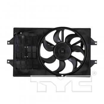 TYC 620370 Dual Radiator and Condenser Fan Assembly product image 1 of 3