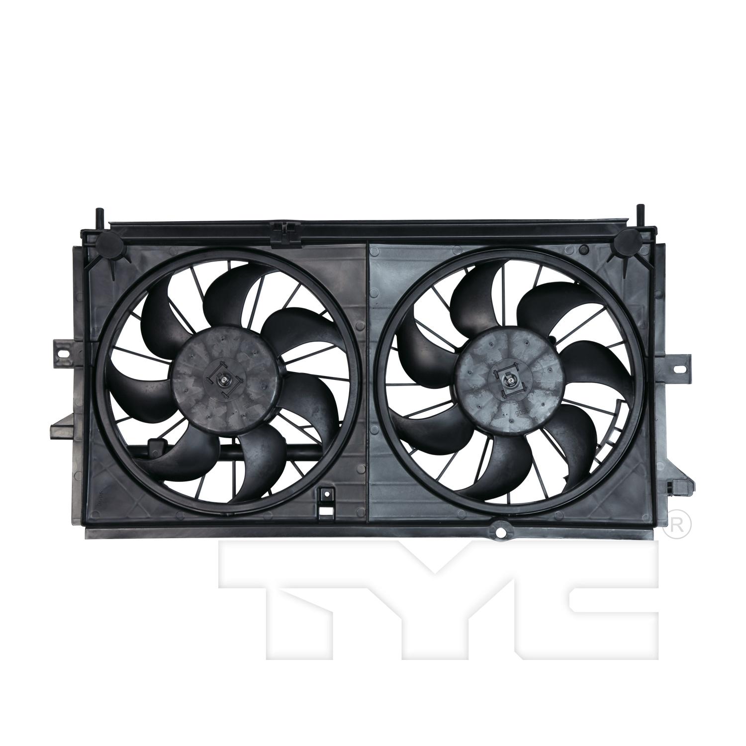 TYC 620380 - Dual Radiator and Condenser Fan Assembly TYC 620380 Dual Radiator and Condenser Fan Assembly product image 1 of 3