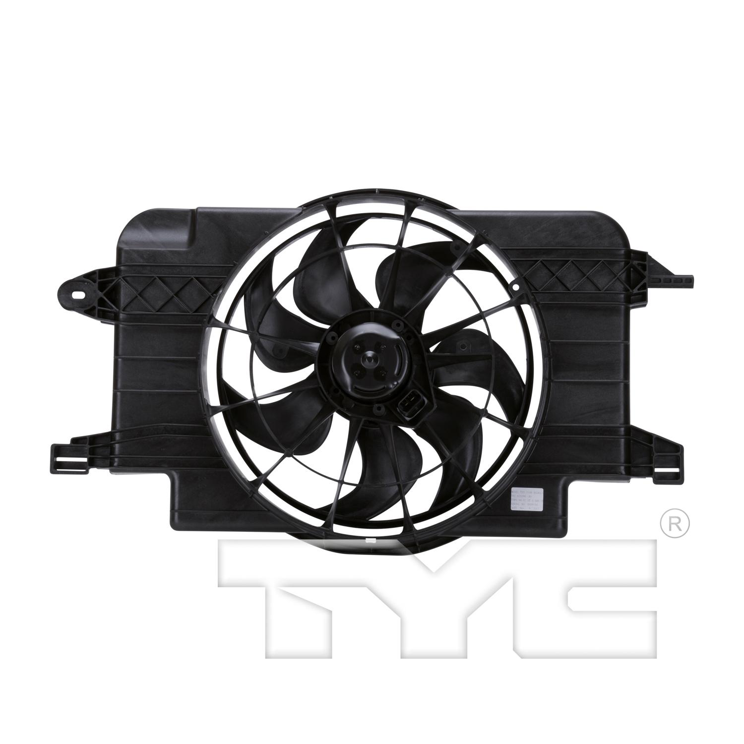 TYC 620390 - Dual Radiator and Condenser Fan Assembly TYC 620390 Dual Radiator and Condenser Fan Assembly product image 2 of 4