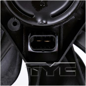 1992 Saturn SC Dual Radiator and Condenser Fan Assembly TYC 620390 image 4 of 4