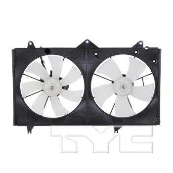 2006 Toyota Camry Dual Radiator and Condenser Fan Assembly TYC 620400 image 1 of 4