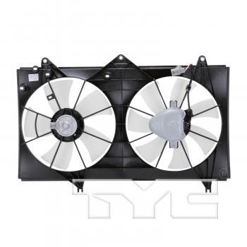 2006 Toyota Camry Dual Radiator and Condenser Fan Assembly TYC 620400 image 2 of 4