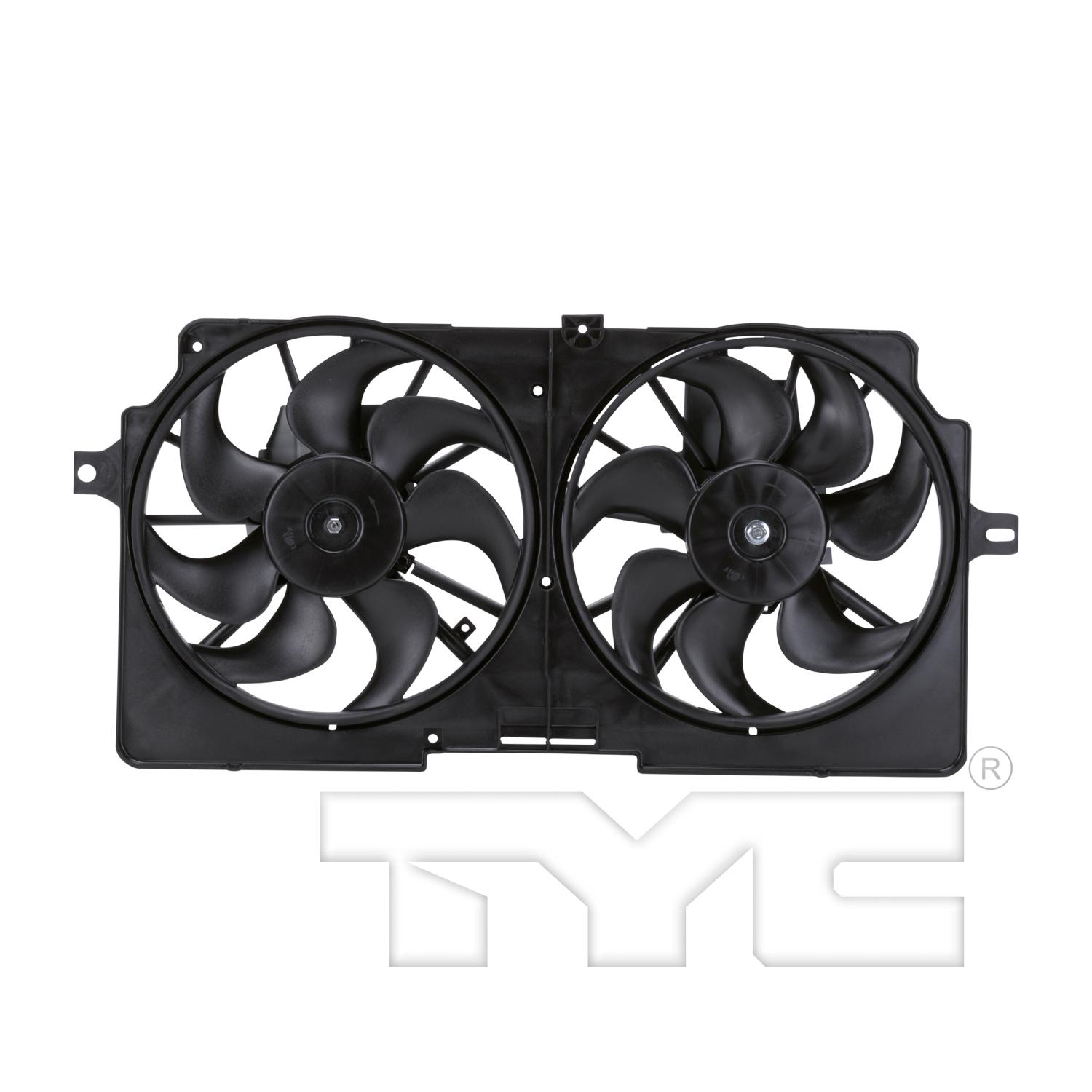 TYC 620410 - Dual Radiator and Condenser Fan Assembly TYC 620410 Dual Radiator and Condenser Fan Assembly product image 1 of 4