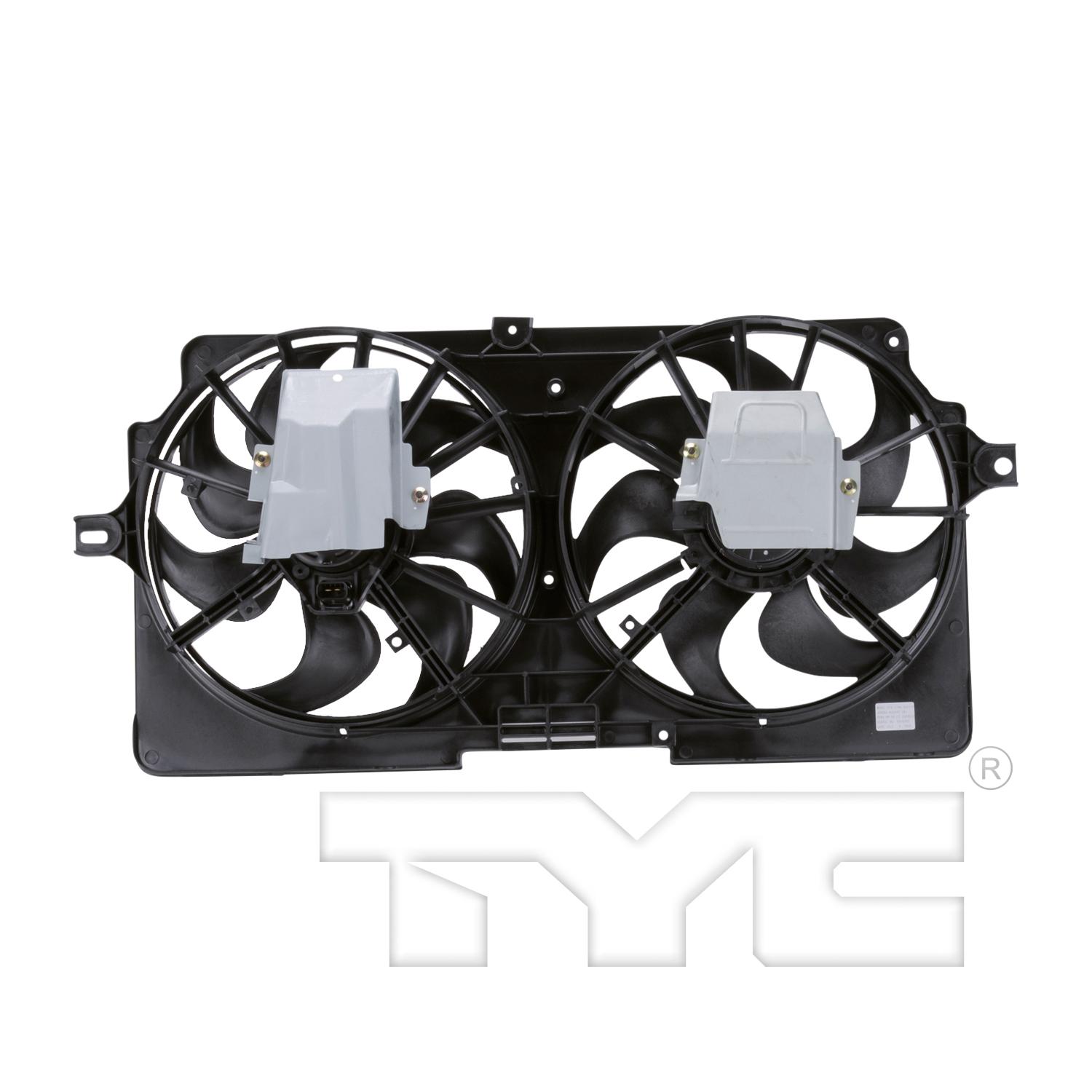 TYC 620410 - Dual Radiator and Condenser Fan Assembly TYC 620410 Dual Radiator and Condenser Fan Assembly product image 2 of 4