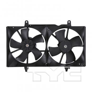 2008 Nissan Maxima Dual Radiator and Condenser Fan Assembly TYC 620420 image 1 of 4