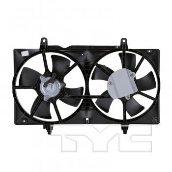 2008 Nissan Maxima Dual Radiator and Condenser Fan Assembly TYC 620420 image 2 of 4