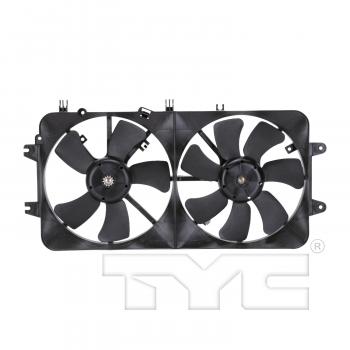 2000 Mazda 626 Dual Radiator and Condenser Fan Assembly TYC 620450 image 1 of 4