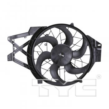 TYC 620470 Dual Radiator and Condenser Fan Assembly product image 1 of 3