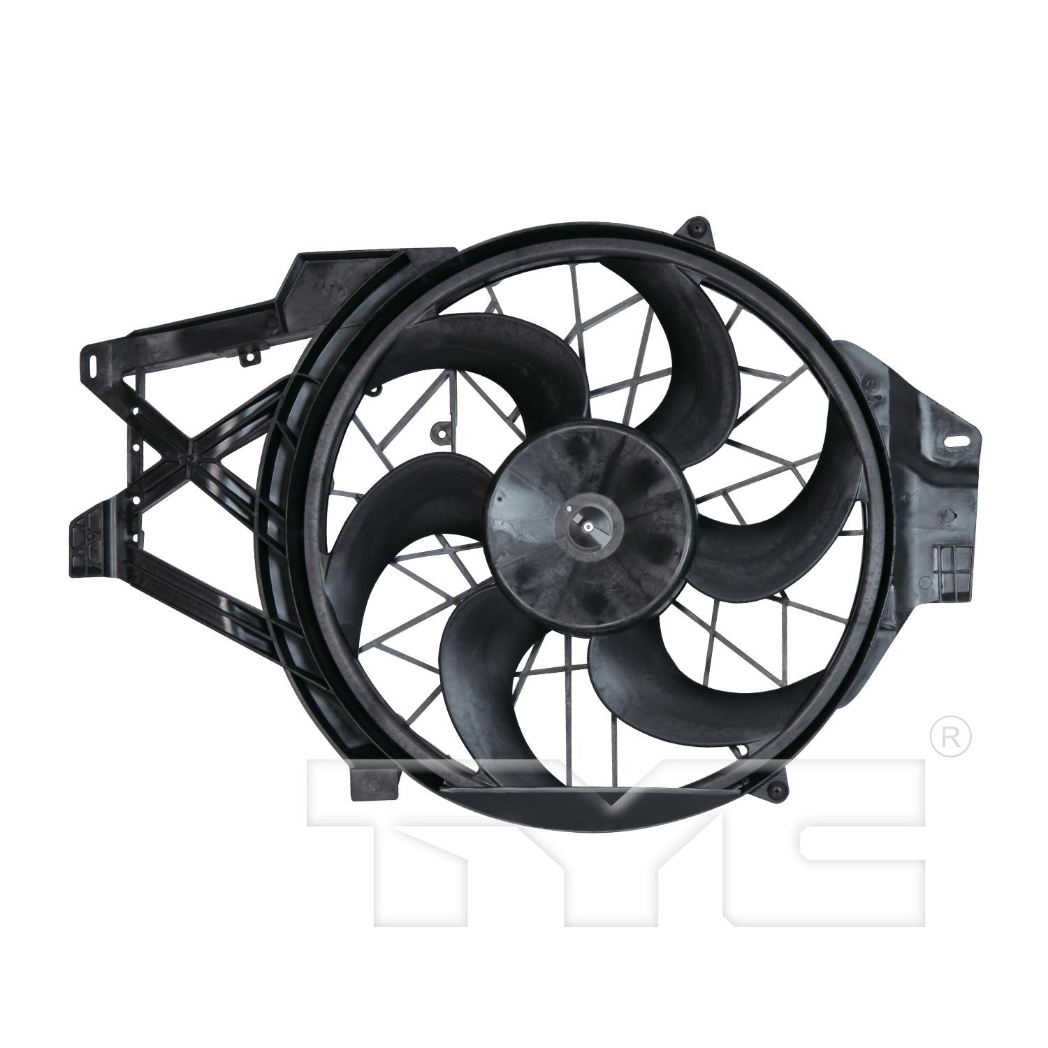 TYC 620500 - Dual Radiator and Condenser Fan Assembly TYC 620500 Dual Radiator and Condenser Fan Assembly product image 1 of 3