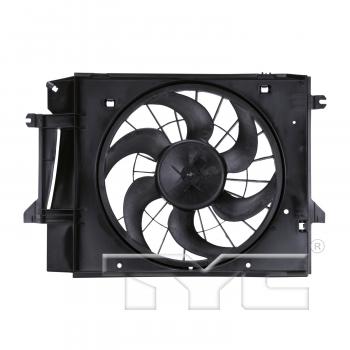 2000 Mercury Villager Dual Radiator and Condenser Fan Assembly TYC 620530 image 1 of 3