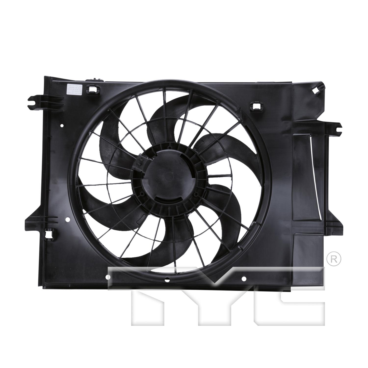 TYC 620530 - Dual Radiator and Condenser Fan Assembly TYC 620530 Dual Radiator and Condenser Fan Assembly product image 2 of 3