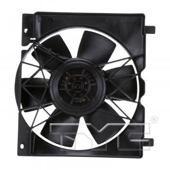 1990 Jeep Cherokee Dual Radiator and Condenser Fan Assembly TYC 620540 image 2 of 3