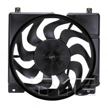 1996 Jeep Cherokee Dual Radiator and Condenser Fan Assembly TYC 620550 image 1 of 3