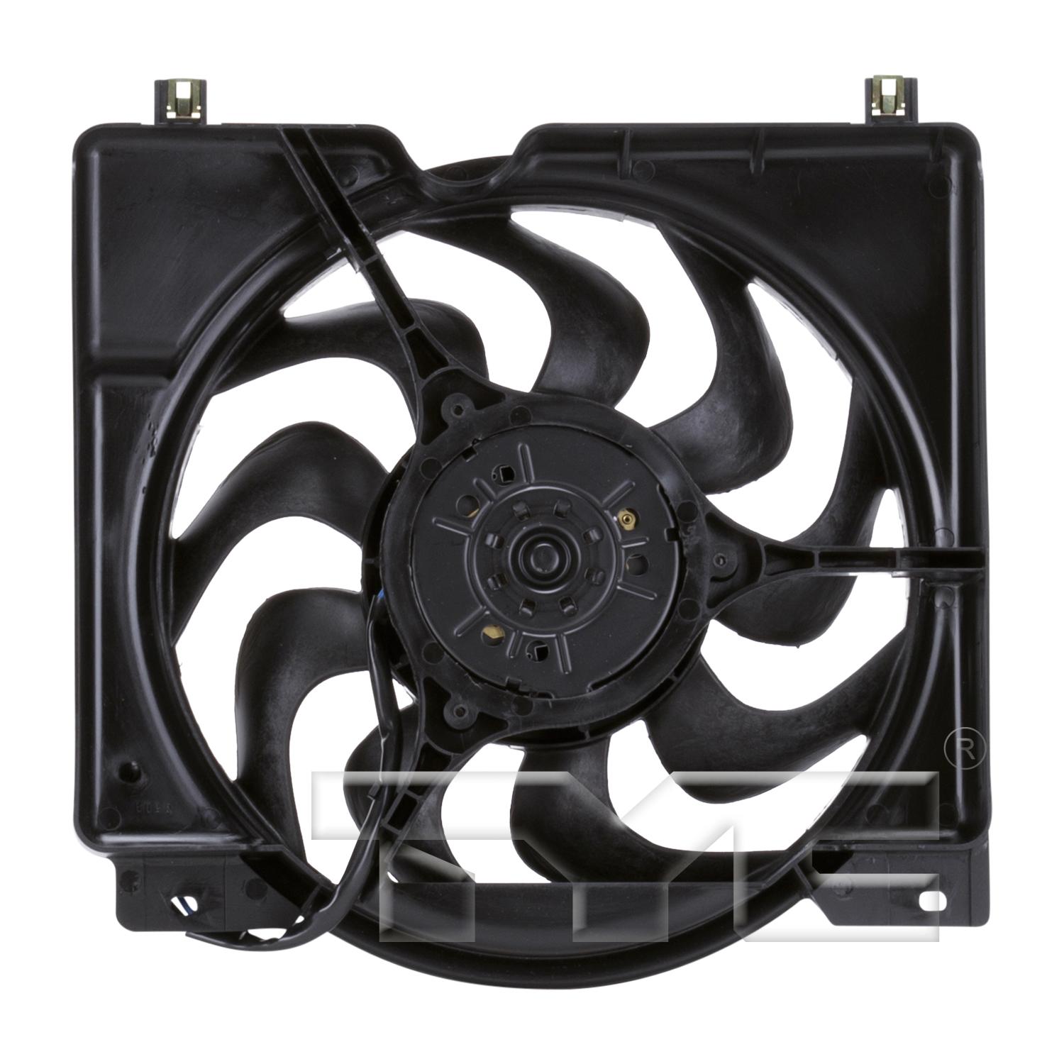 TYC 620550 - Dual Radiator and Condenser Fan Assembly TYC 620550 Dual Radiator and Condenser Fan Assembly product image 2 of 3