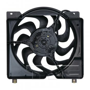 1998 Jeep Cherokee Dual Radiator and Condenser Fan Assembly TYC 620560 image 2 of 3