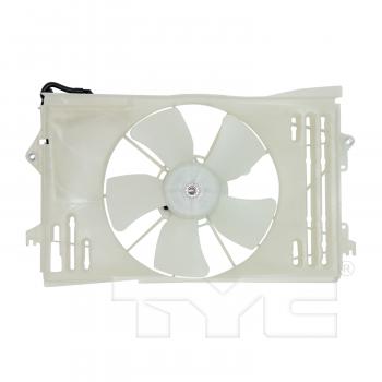 2005 Toyota Matrix Dual Radiator and Condenser Fan Assembly TYC 620630 image 1 of 3