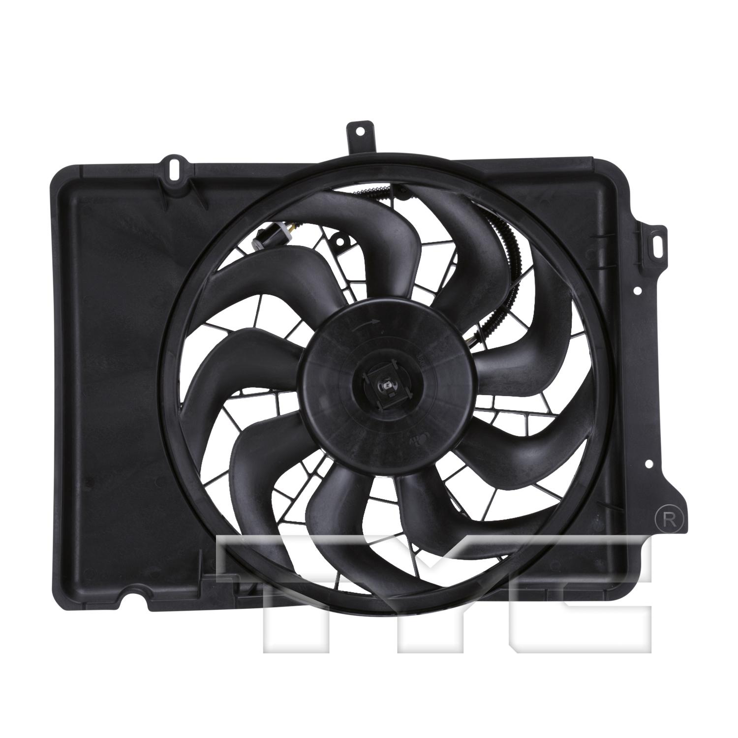 TYC 620640 - Dual Radiator and Condenser Fan Assembly TYC 620640 Dual Radiator and Condenser Fan Assembly product image 1 of 3