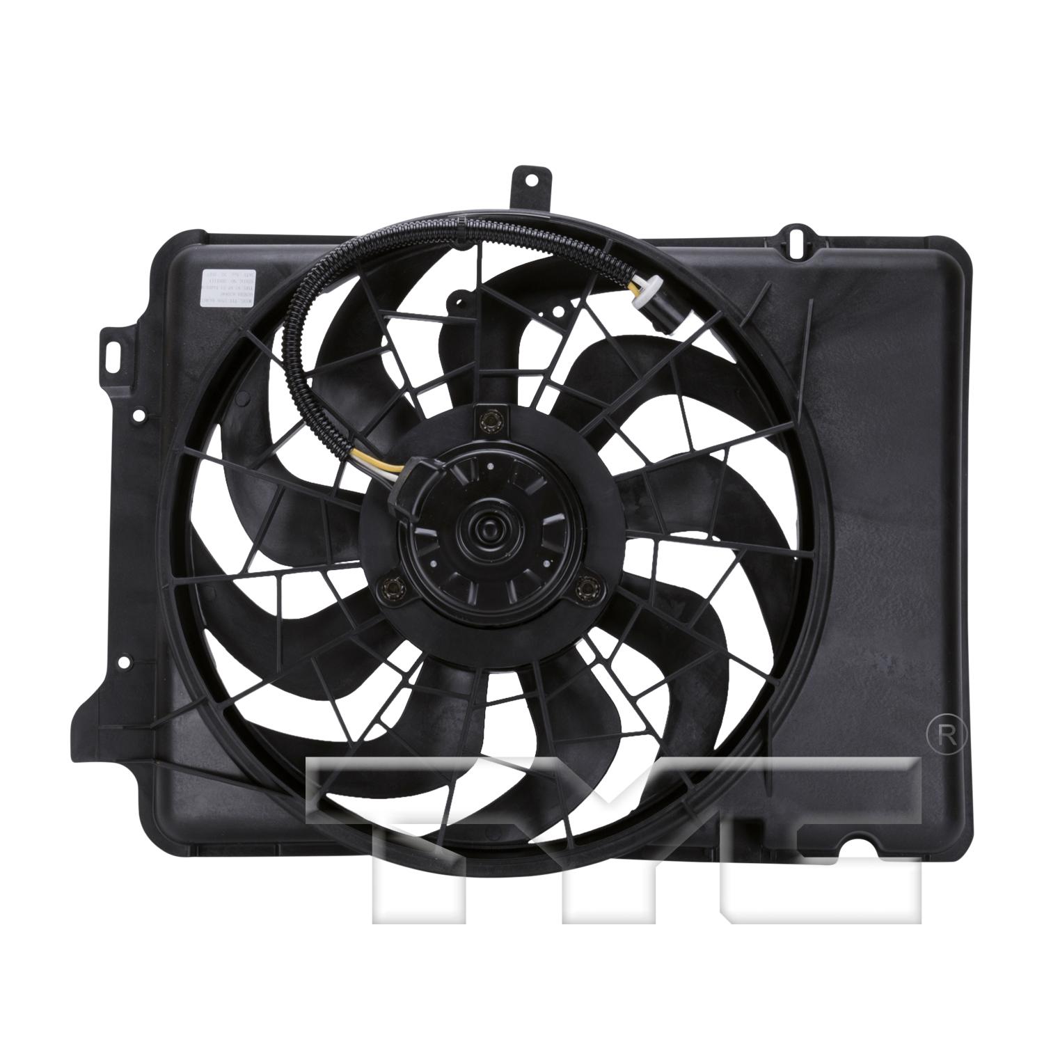 TYC 620640 - Dual Radiator and Condenser Fan Assembly TYC 620640 Dual Radiator and Condenser Fan Assembly product image 2 of 3