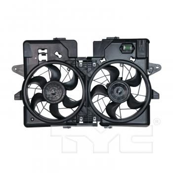 2004 Ford Escape Dual Radiator and Condenser Fan Assembly TYC 620660 image 1 of 3