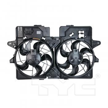 2004 Ford Escape Dual Radiator and Condenser Fan Assembly TYC 620660 image 2 of 3