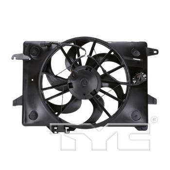 2000 Mercury Grand Marquis Dual Radiator and Condenser Fan Assembly TYC 620680 image 2 of 3