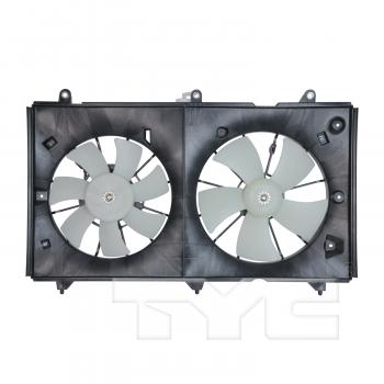 2007 Honda Accord Dual Radiator and Condenser Fan Assembly TYC 620690 image 1 of 3