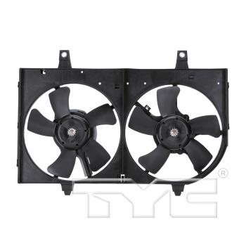 2003 Nissan Maxima Dual Radiator and Condenser Fan Assembly TYC 620710 image 1 of 4
