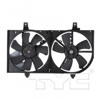 2006 Nissan Sentra Dual Radiator and Condenser Fan Assembly TYC 620730 image 1 of 4