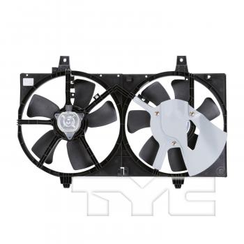 2006 Nissan Sentra Dual Radiator and Condenser Fan Assembly TYC 620730 image 2 of 4