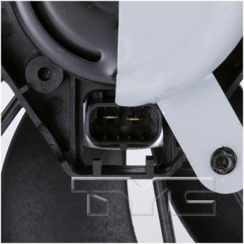 2003 Oldsmobile Silhouette Dual Radiator and Condenser Fan Assembly TYC 620770 image 3 of 4