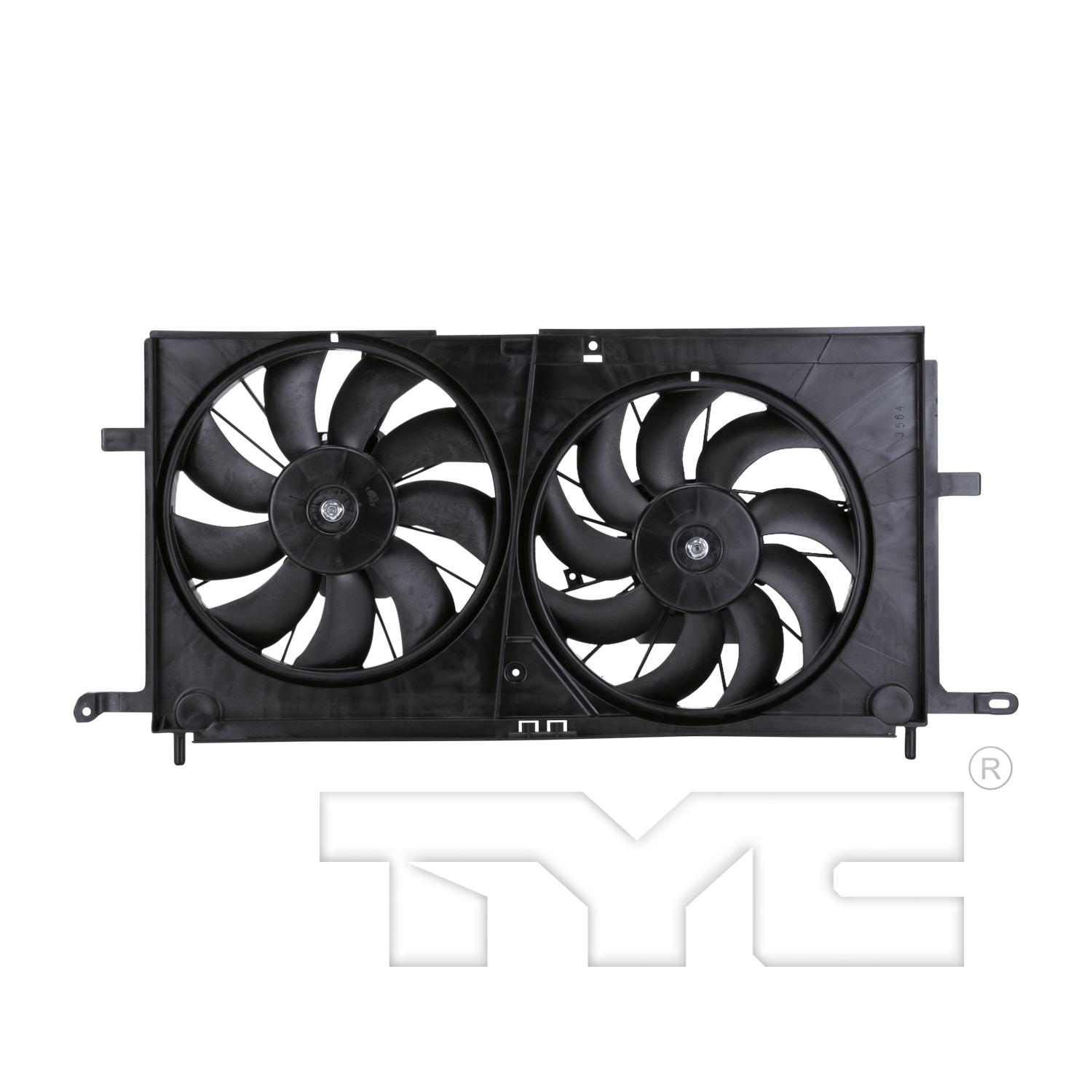 TYC 620780 - Dual Radiator and Condenser Fan Assembly TYC 620780 Dual Radiator and Condenser Fan Assembly product image 1 of 4