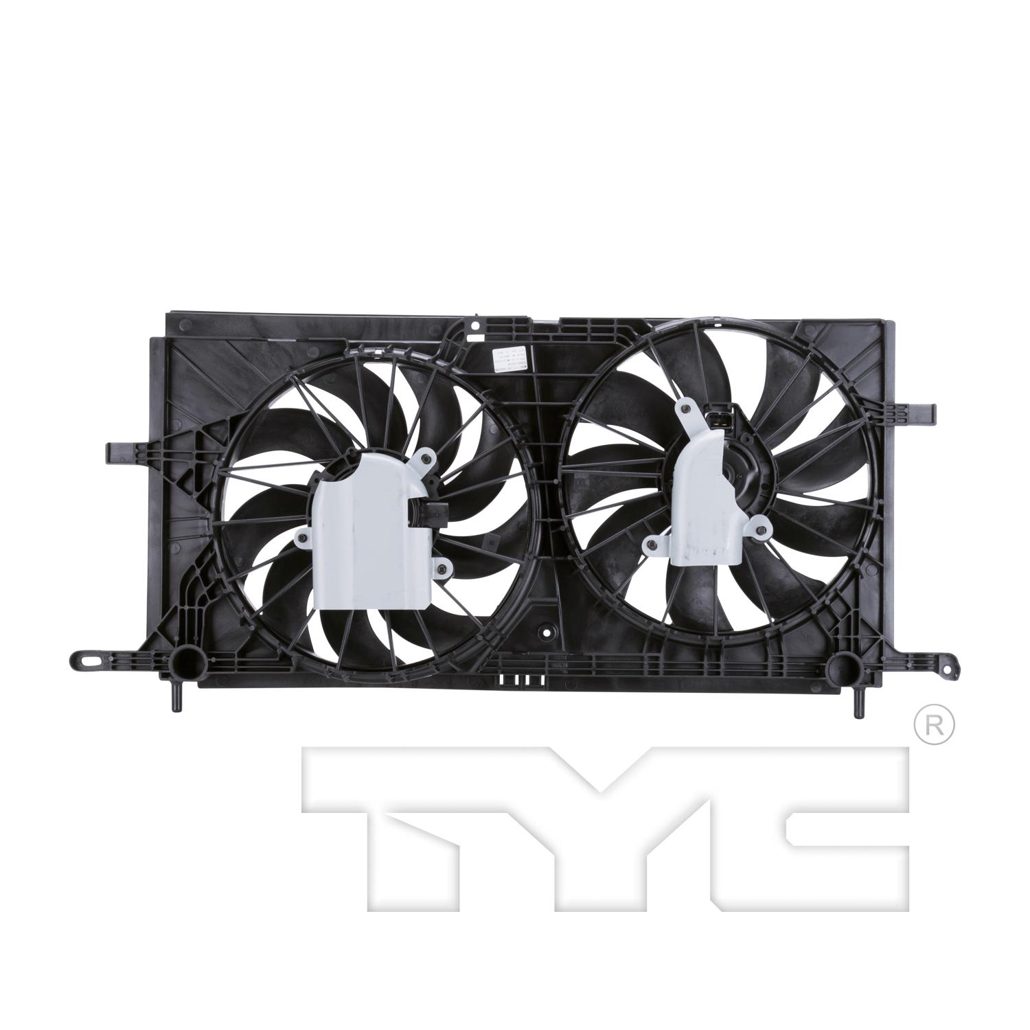 TYC 620780 - Dual Radiator and Condenser Fan Assembly TYC 620780 Dual Radiator and Condenser Fan Assembly product image 2 of 4
