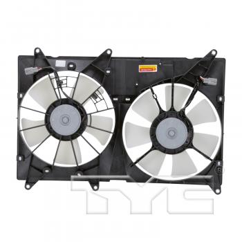 2003 Lexus RX300 Dual Radiator and Condenser Fan Assembly TYC 620810 image 2 of 4