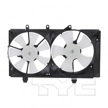 2004 Dodge Neon Dual Radiator and Condenser Fan Assembly TYC 620830 image 1 of 4