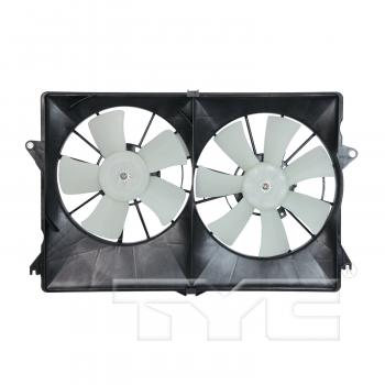 2006 Chrysler Pacifica Dual Radiator and Condenser Fan Assembly TYC 620840 image 1 of 3
