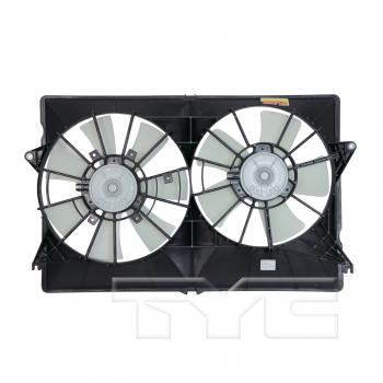 2006 Chrysler Pacifica Dual Radiator and Condenser Fan Assembly TYC 620840 image 2 of 3